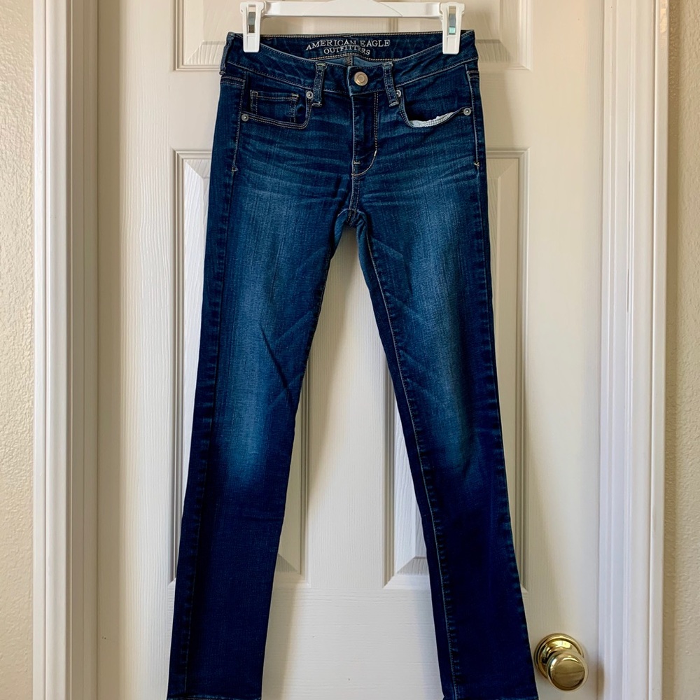 American Eagle Skinny Denim Jeans (Size 2 Short)